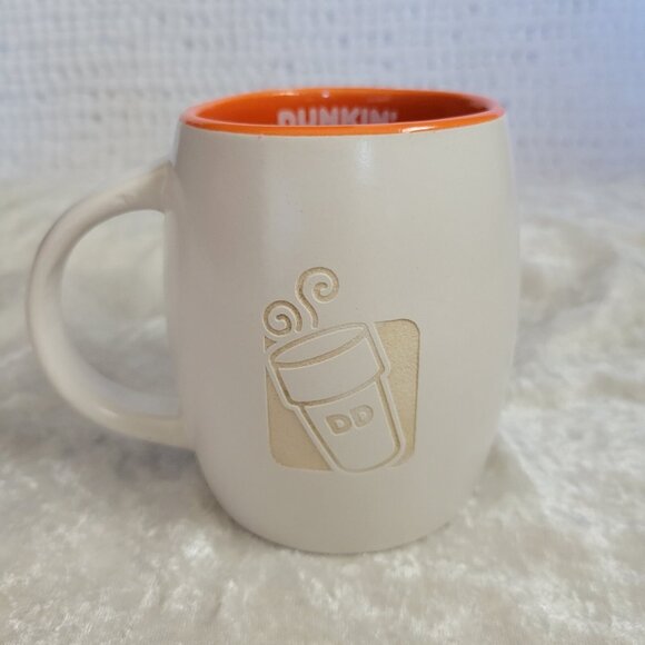 Dunkin' Donuts Engraved Coffee Tea Mug 2012 14 oz cup Hot Chocolate collectible - Picture 1 of 7